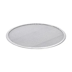 Perforated baking pan for pizza, aluminum, 28 cm - de Buyer