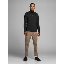 Jack & Jones Golf Emil Knit Roll Neck 12157417 Črna Regular Fit