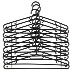 Hangers Singbrandt black 10pcs/pk ( 4912353 )