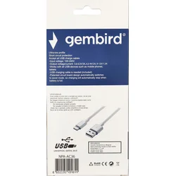 GEMBIRD Punjač brzi/ NPA-AC36 QC3.0/ 18W + Type C USB kabl/ 1.2m