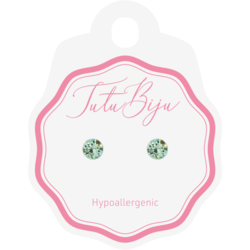 Tutu Biju uhančki 5.3 MM CHRYSOLITE