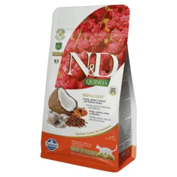 N&D Quinoa Skin and Coat, Kinoa i Haringa - 300 g