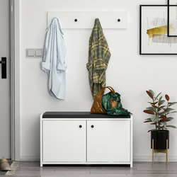 HANAH HOME Cipelarnik Zen White