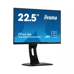 iiyama 22,5 ULTRA SLIM LINE , 1920x1200, IPS-panel, 4ms, 250 cd/m2, Speakers, 13cm Height Adj. Stand, Pivot, VGA, DisplayPort, HDMI (XUB2395WSU-B1)