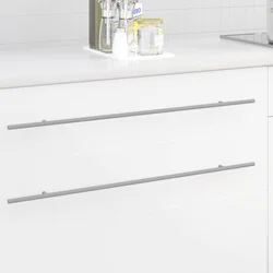 Drška za ormar 2 pcs Srebrno 800 mm Nehrđajući čelik