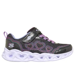 Skechers HEART LIGHTS - BUBBLE LOVE, djecje patike za slobodno vrijeme, crna 303736LC