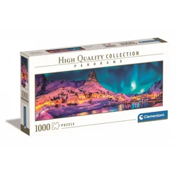 Clementoni Igračka Puzzle 1000 kom. panorama colorful night over Lofoten Islands