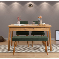HANAH HOME Trpezarijski set Costa Atlantice-Green
