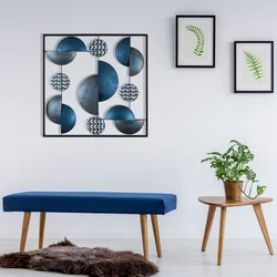 Atelier Del Sofa Zidna dekoracija Aurora-CH101-5, 55x55 cm, Šarena