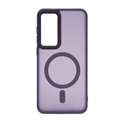 Maska za telefon MAGSAFE RUGGED EDGE za Samsung S24 Plus tamno, Ljubičasta