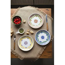 Hermia Set dezertnih tanjira, 6 komada, Šareni