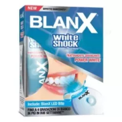 BLANX WHITE SHOCK tretman pasta za izbeljivanje zuba + LED BITE