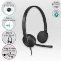 Logitech H340 Headset USB, 981-000475