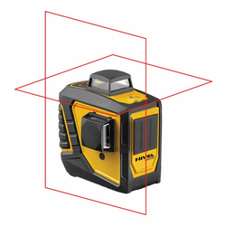 NIVEL SYSTEM CL2D Križni linijski laser, rdeči ž., +/-1mm/5m