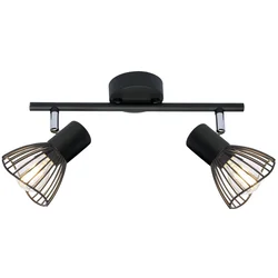 Fly Plafonska Lampa Crna 2 2x40W E14