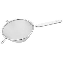 Fackelmann Cediljka 16 cm INOX bela drška