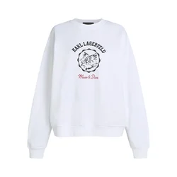 Karl Lagerfeld Majica  Ikon Choupette Muse rdeča/črna/bela