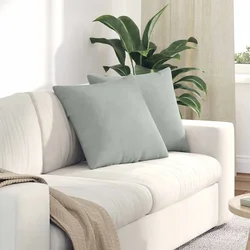 Jastučići za sofu 2 pcs Svijetlo siva 50 x 50 cm