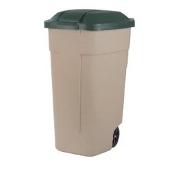 CURVER Dvorišna kanta 110l zeleno-krem