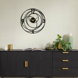 WALLXPERT Zidni sat Big Bang Metal Wall Clock APS027