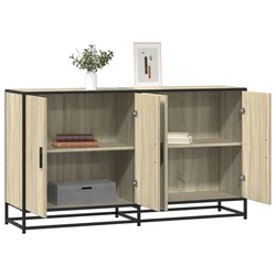 Komoda sonoma hrast 134x35x76 cm izrađeno drvo