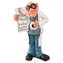 Gipsana figura Comical Oftalmolog, 26 cm