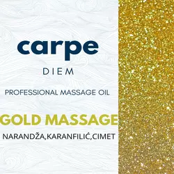 Ulje za masažu Carpe Diem Gold massage 1L