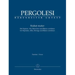 PERGOLESI:STABAT MATER SCORE