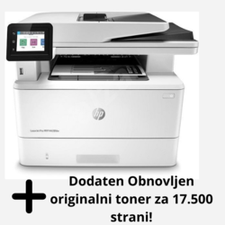 Tiskalnik HP Laserjet Pro M428fdw WiFi črno/beli + original obnovljen nemški toner za 17.500 strani