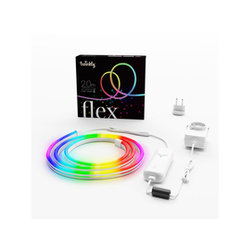 Twinkly notranja prilagodljiva žarnica serije 200 LED, barvni učinek RGB, 2 metra, začetni komplet, bel kabel, wifi
