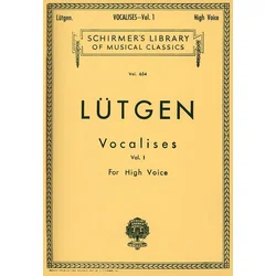 LUTGEN;VOCALISES VOL.1,MEDIUM VOICE