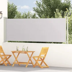 Uvlačiva bočna tenda za terasu 117 x 600 cm siva