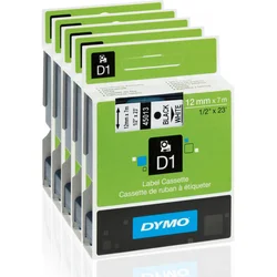 DYMO traka D1 12mm x 7m, crna na crvenom