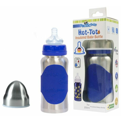 Pacific Baby otroška steklenica Hot-Tot, 200 ml, modra srebrna