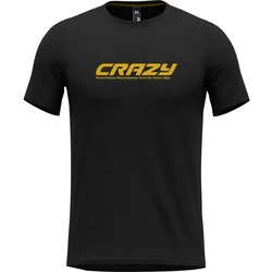 Crazy Logo majica s kratkimi rokavi, žveplo (S)