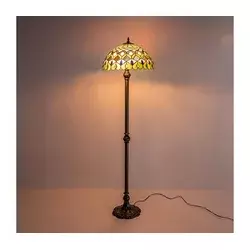Brilagi - Tiffany vitražna podna lampa MARGARET 2xE27/60W/230V
