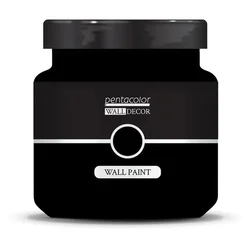 Barva za dekoracijo sten 1000 ml | Coal Black
