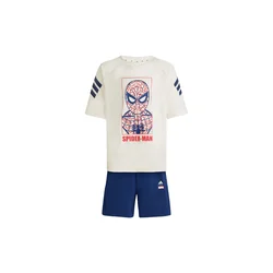 Adidas Komplet za dečake Lk Mrvl Sm Tset JZ3544, Teget-beli