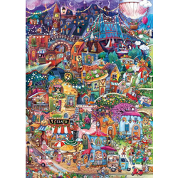 HEYE Puzzle Srečno mesto: Dober večer! 1000 kosov