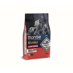 Monge BWild hrana za pse Low free Puppy - jelen 2.5kg