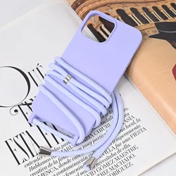 Maska za iPhone 13 Pro Max 6.7 Crossbody, Ljubičasta
