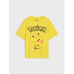 Sinsay - Majica sa printom Pokemon - žuto