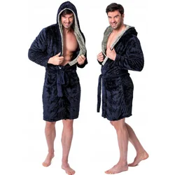 Moški kopalni plašč Jordan Navy Grey M