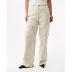 Mexx Ženske pantalone MF007001161W, Ravan kroj, Krem