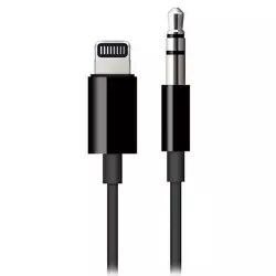 Apple Lightning Adapter Jack 3,5 mm-re, črn