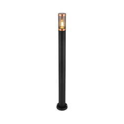 Globo 3159BC - Spoljašnja lampa BOSTON 1xE27/23W/230V IP44 110 cm crna/bakar