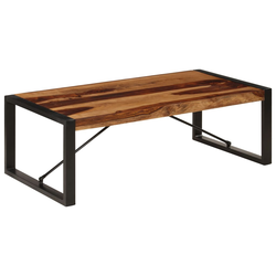 Stolić za kavu od masivnog drva akacije 120 x 60 x 40 cm