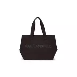 Karl Lagerfeld Nakupovalna torba  jelka / črn denim