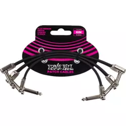 Ernie Ball 6220 Blk - Set Ribbon Flat Kablova Za Pedale 7,5 cm