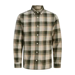 JACK & JONES Srajca JPRBLUBROOK kit/med/oliva